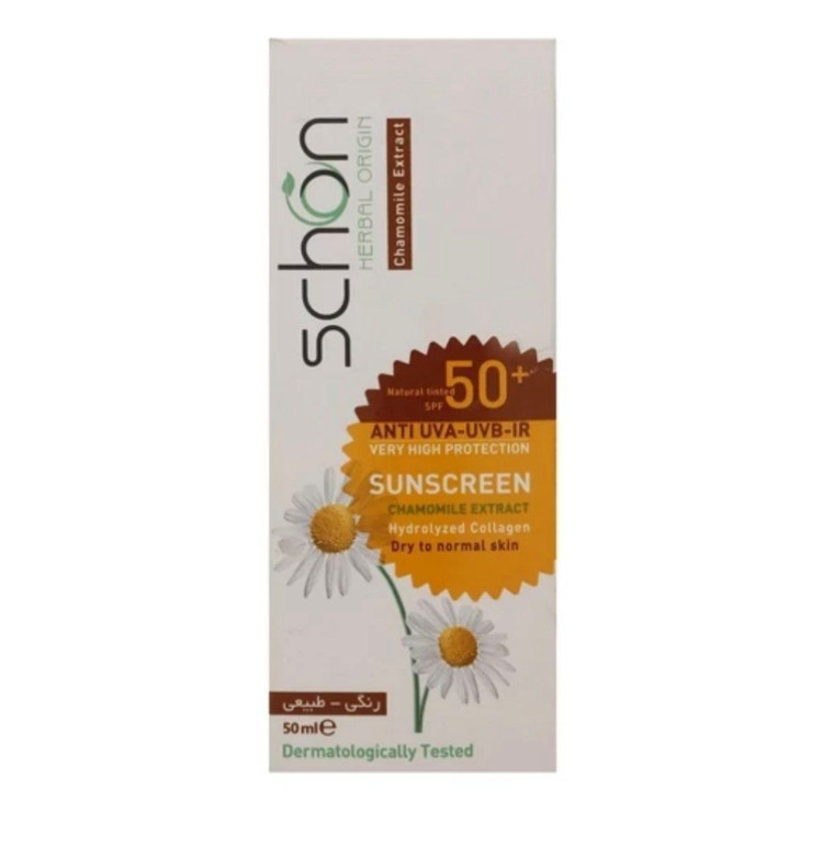 کرم ضدآفتاب رنگی شون spf50