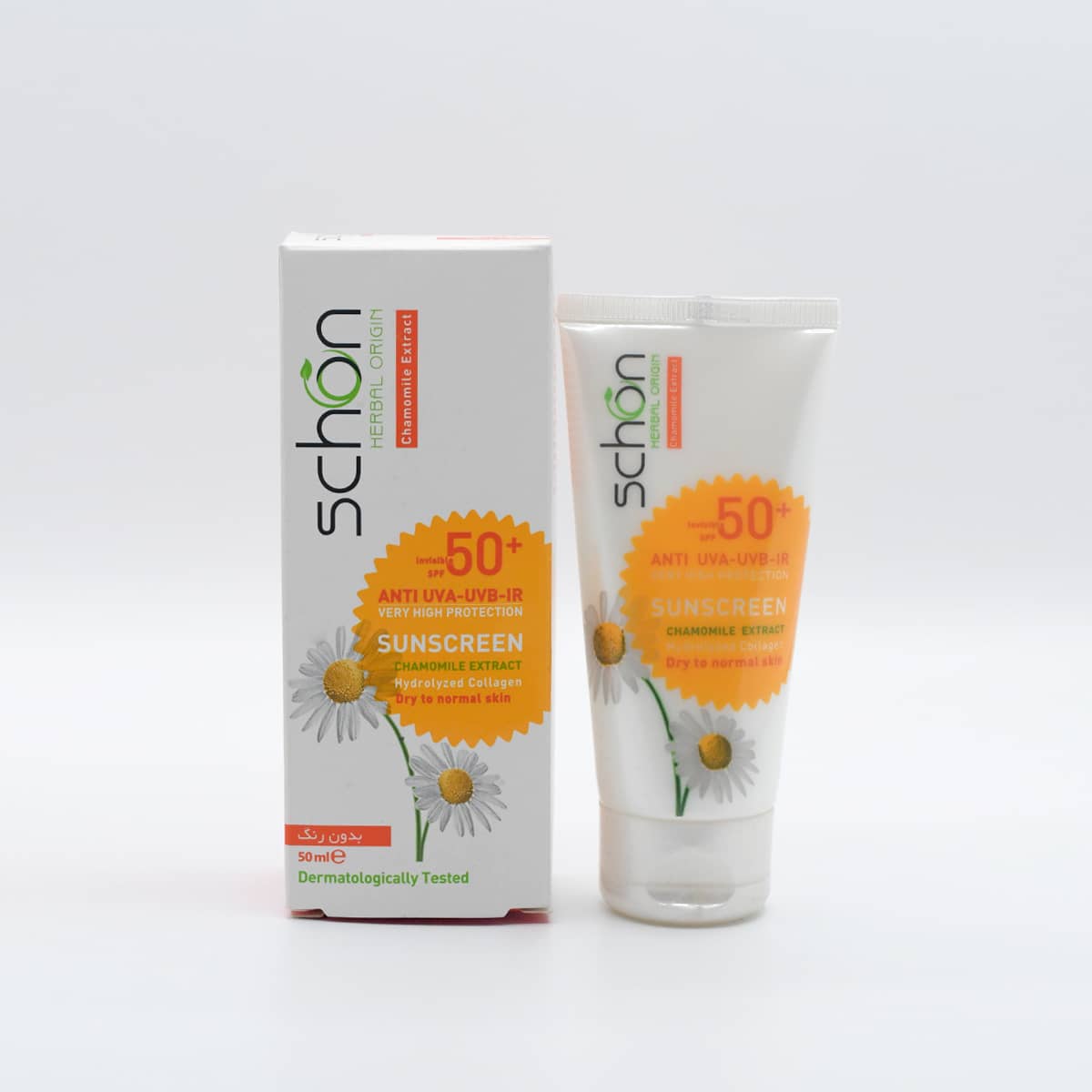 کرم ضدآفتاب بی رنگ شون spf50