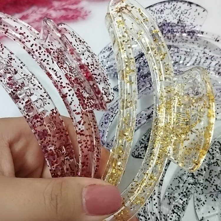 کلیپس اکرولیک هلالی شاین دار